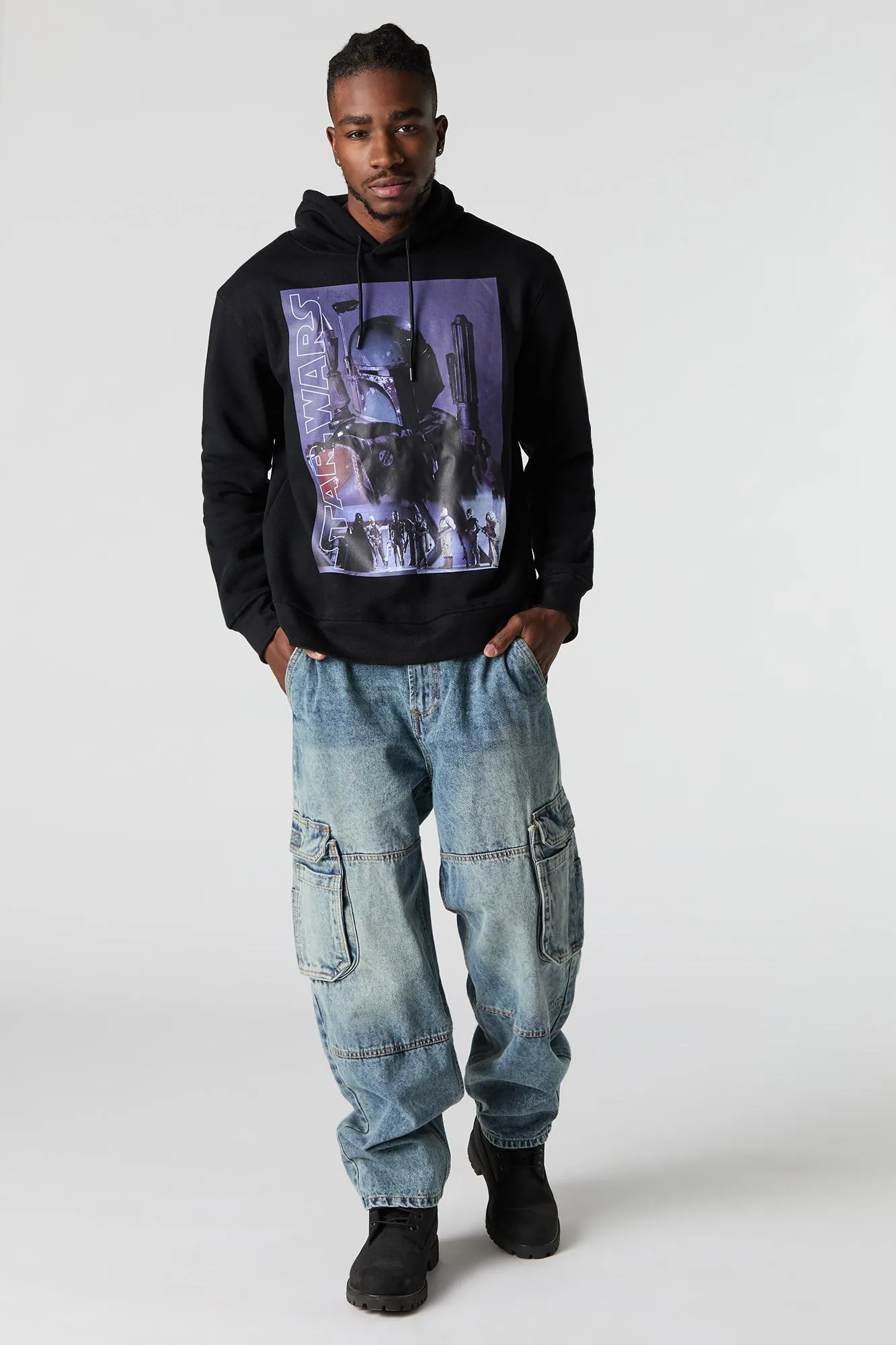 Star Wars Graphic Fleece Hoodie sold by Charlotte Russe product image thumbnail 3