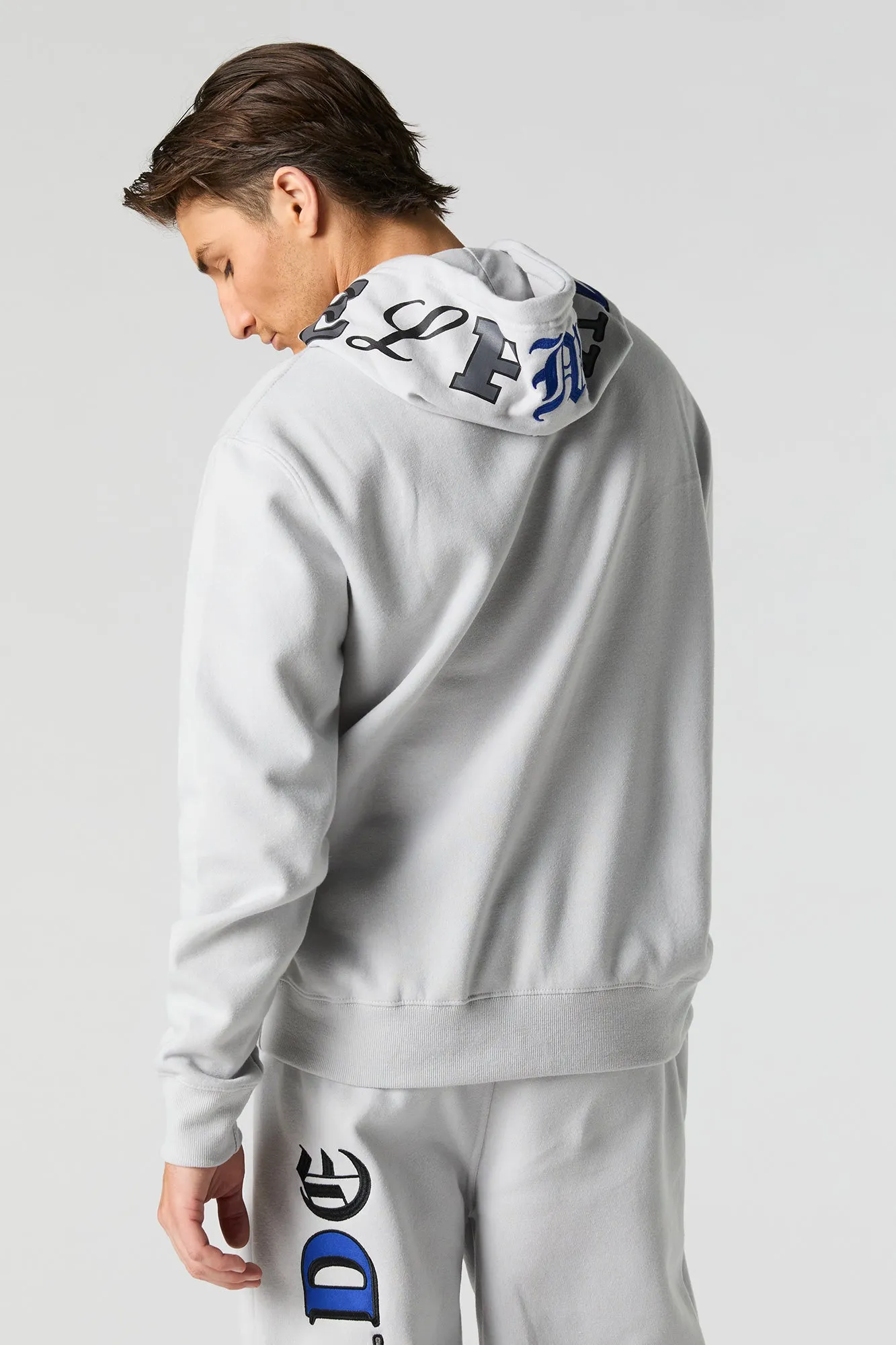 Self Made Legend Embroidered Fleece Hoodie sold by Charlotte Russe product image thumbnail 2