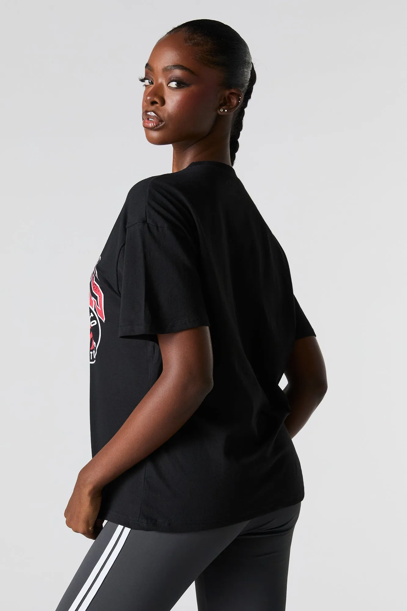 Toronto Raptors Graphic Boyfriend T-Shirt sold by Charlotte Russe product image thumbnail 2