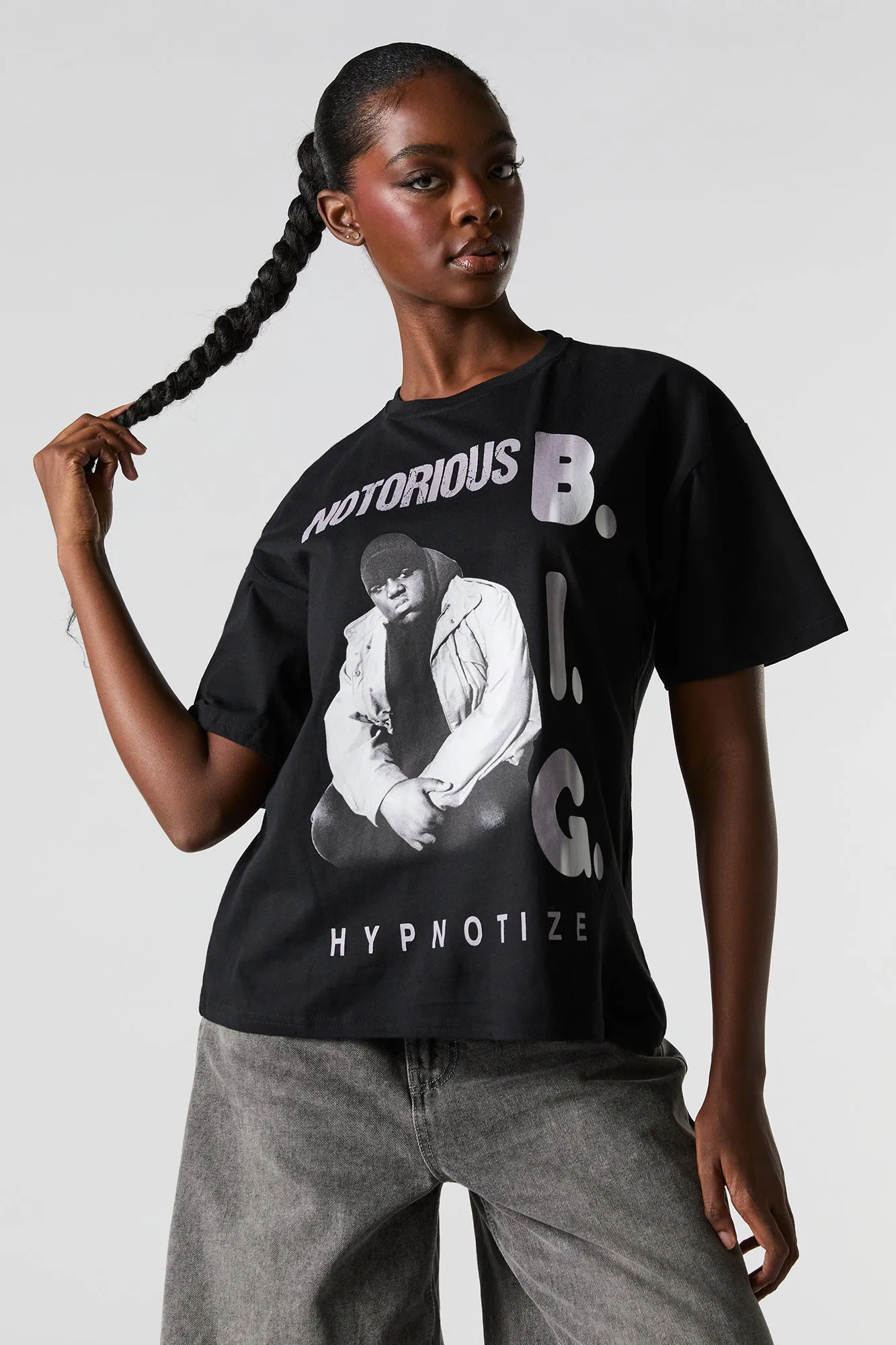Notorious B.I.G. Graphic Boyfriend T-Shirt sold by Charlotte Russe