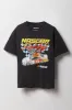 NASCAR Racing Graphic Washed Boyfriend T-Shirt sold by Charlotte Russe