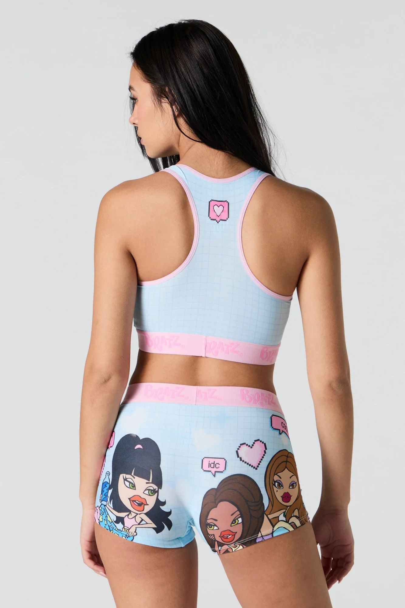 Bratz Sports Bra & Boy Short 2 Piece Set sold by Charlotte Russe product image thumbnail 3