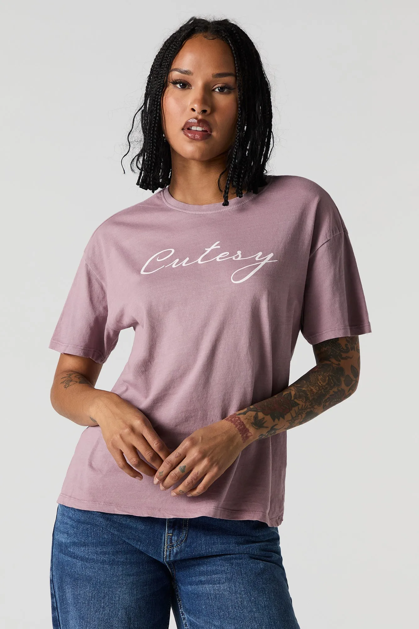 Cutesy Graphic T-Shirt sold by Charlotte Russe