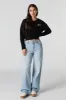 Light Wash High Rise Stretch Wide Leg Jean sold by Charlotte Russe