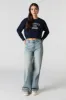 Vintage Light Wash High Rise Stretch Wide Leg Jean sold by Charlotte Russe