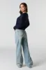 Vintage Light Wash High Rise Stretch Wide Leg Jean sold by Charlotte Russe