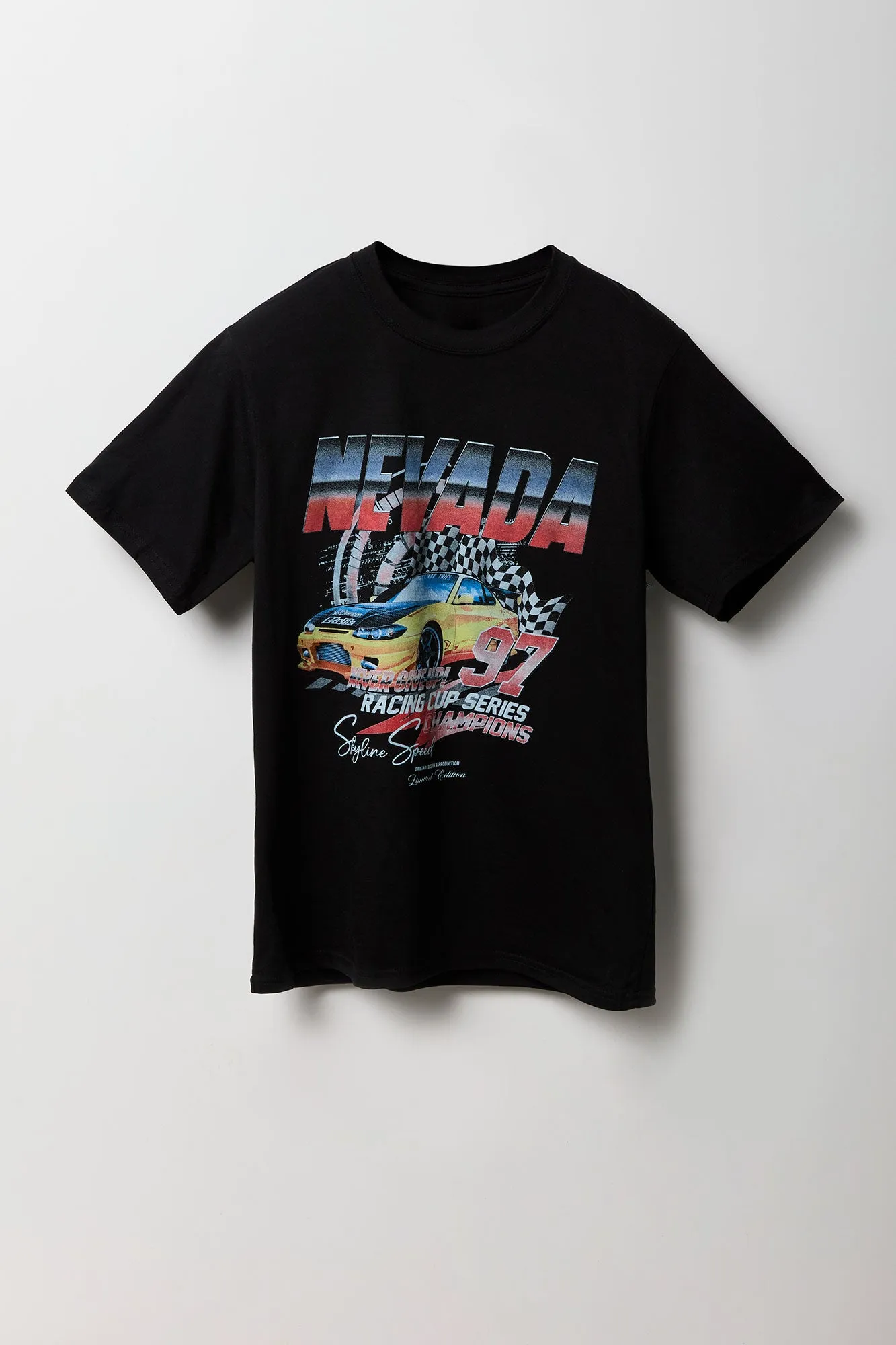 Nevada Racing Graphic T-Shirt sold by Charlotte Russe