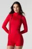 Sommer Ray Active Contrast Zip-Up Top sold by Charlotte Russe