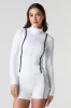 Sommer Ray Active Contrast Zip-Up Top sold by Charlotte Russe