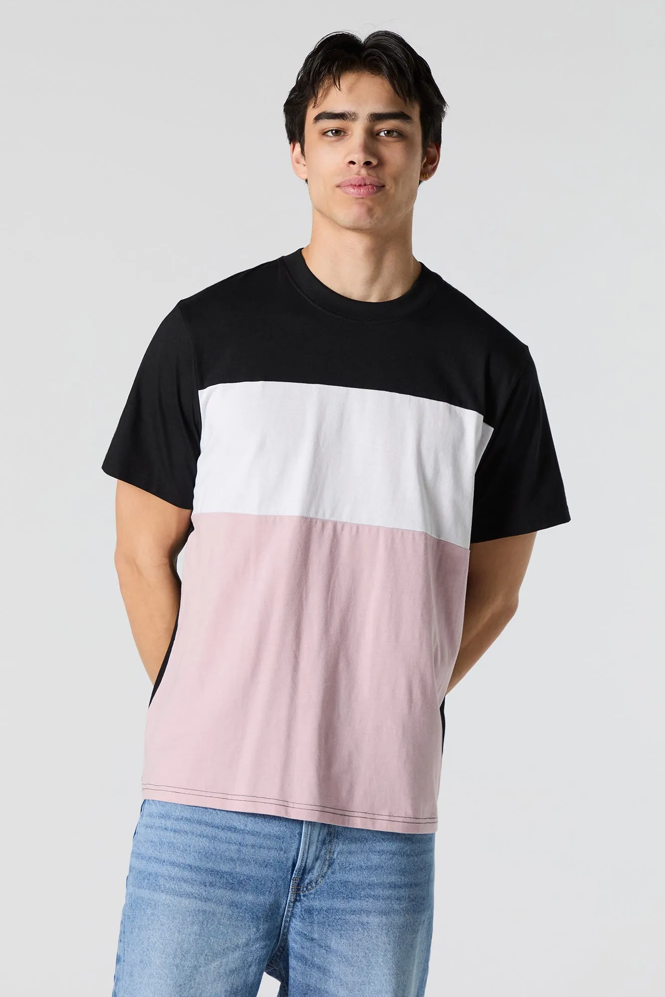 Colourblock T-Shirt sold by Charlotte Russe product image thumbnail 2