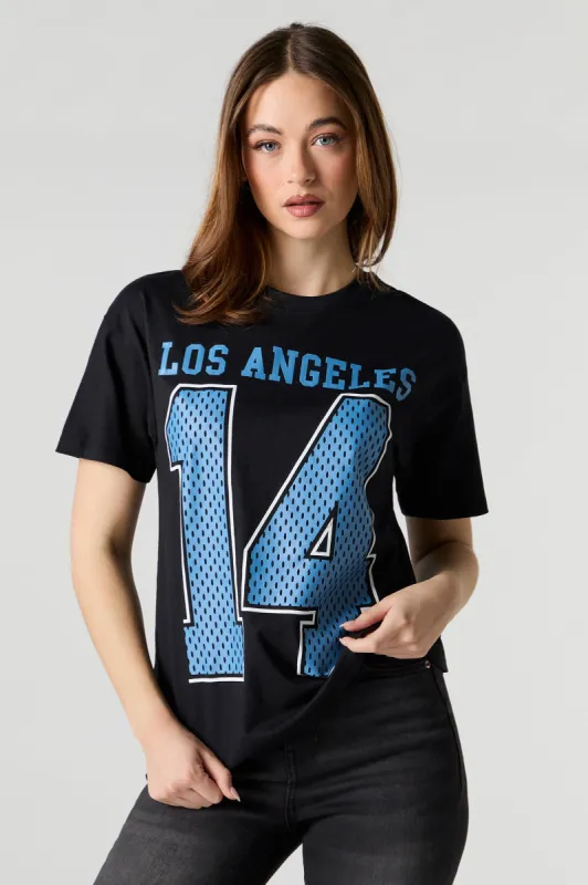 Los Angeles 14 Graphic T-Shirt sold by Charlotte Russe