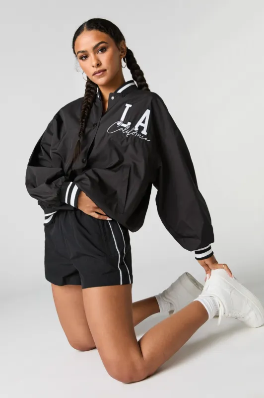 Nylon Drawstring Short sold by Charlotte Russe
