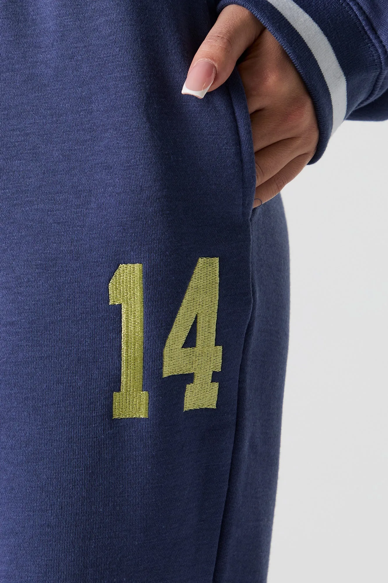 Chenille Embroidered Destination Jogger sold by Charlotte Russe product image thumbnail 4