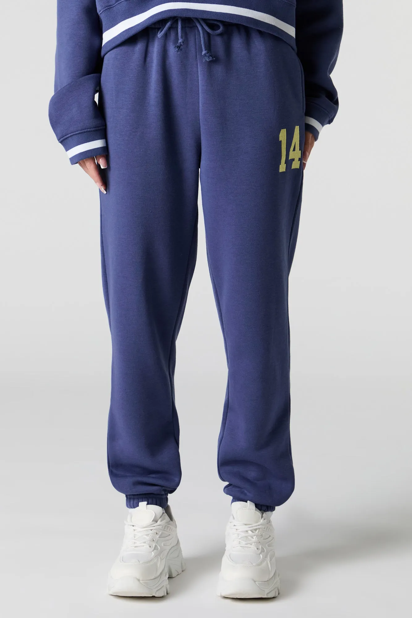 Chenille Embroidered Destination Jogger sold by Charlotte Russe product image thumbnail 2