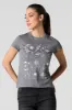 Mystic Graphic Fitted T-Shirt sold by Charlotte Russe