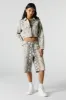 Printed Cropped Denim Jacket sold by Charlotte Russe