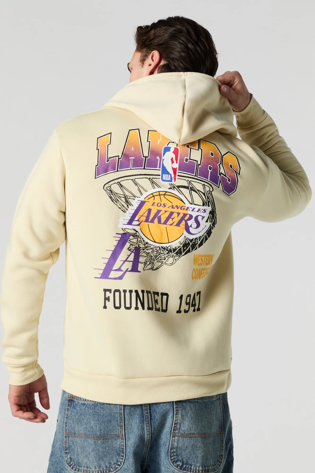 LA Lakers Graphic Fleece Hoodie sold by Charlotte Russe