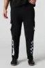 Racing Graphic Fleece Cargo Sweatpant sold by Charlotte Russe