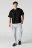 Racing Graphic Fleece Cargo Sweatpant sold by Charlotte Russe