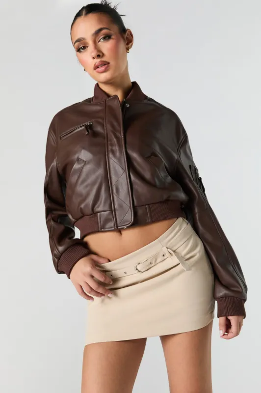 Belted Mini Skort sold by Charlotte Russe