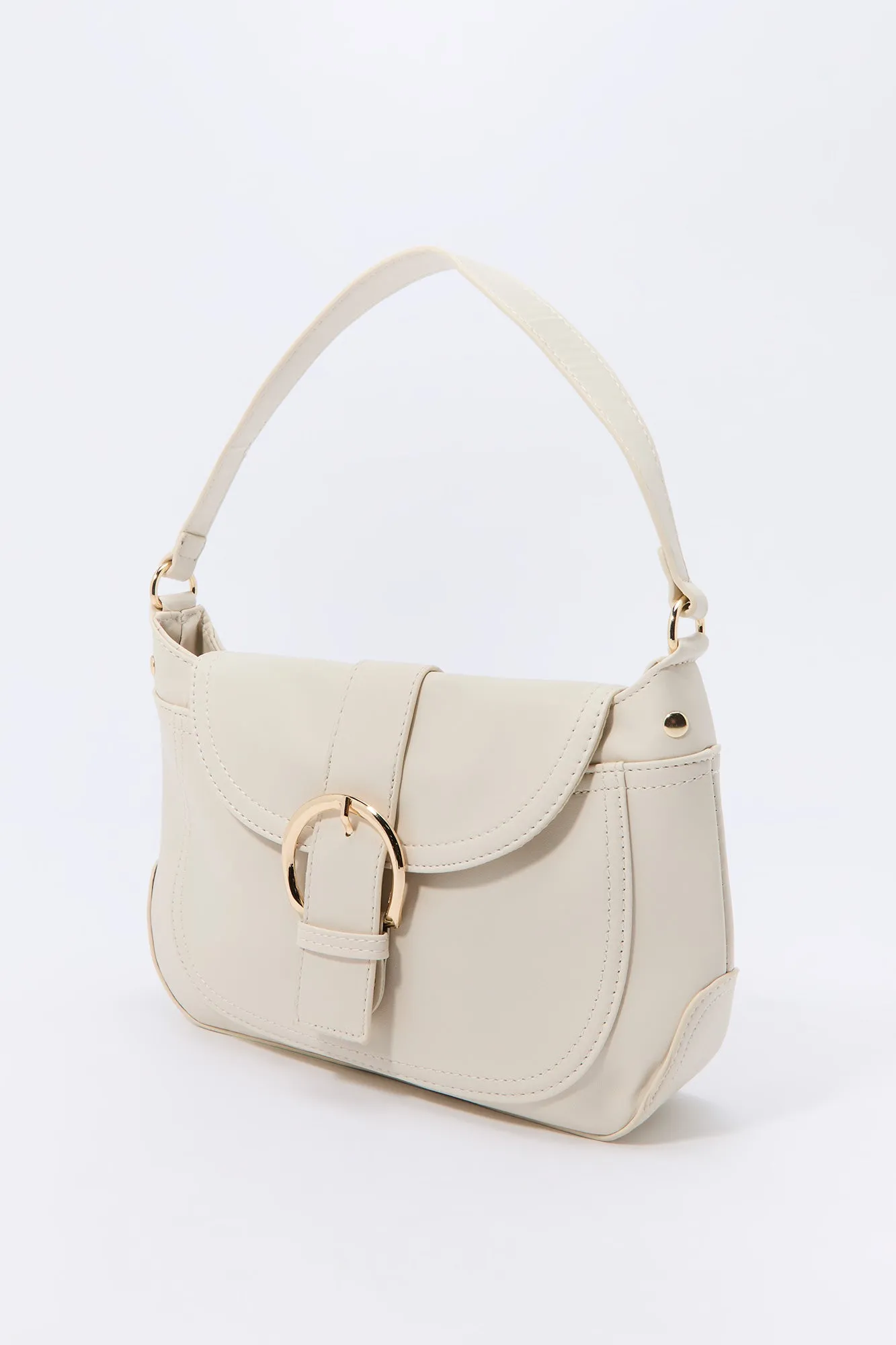 Faux Leather Buckled Purse sold by Charlotte Russe product image thumbnail 2