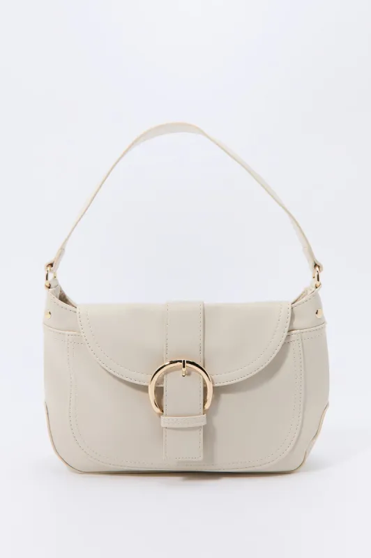 Faux Leather Buckled Purse sold by Charlotte Russe