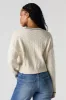 Cable Knit Embroidered Sweater sold by Charlotte Russe