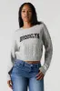 Cable Knit Embroidered Sweater sold by Charlotte Russe
