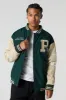 Varsity Bomber Jacket sold by Charlotte Russe