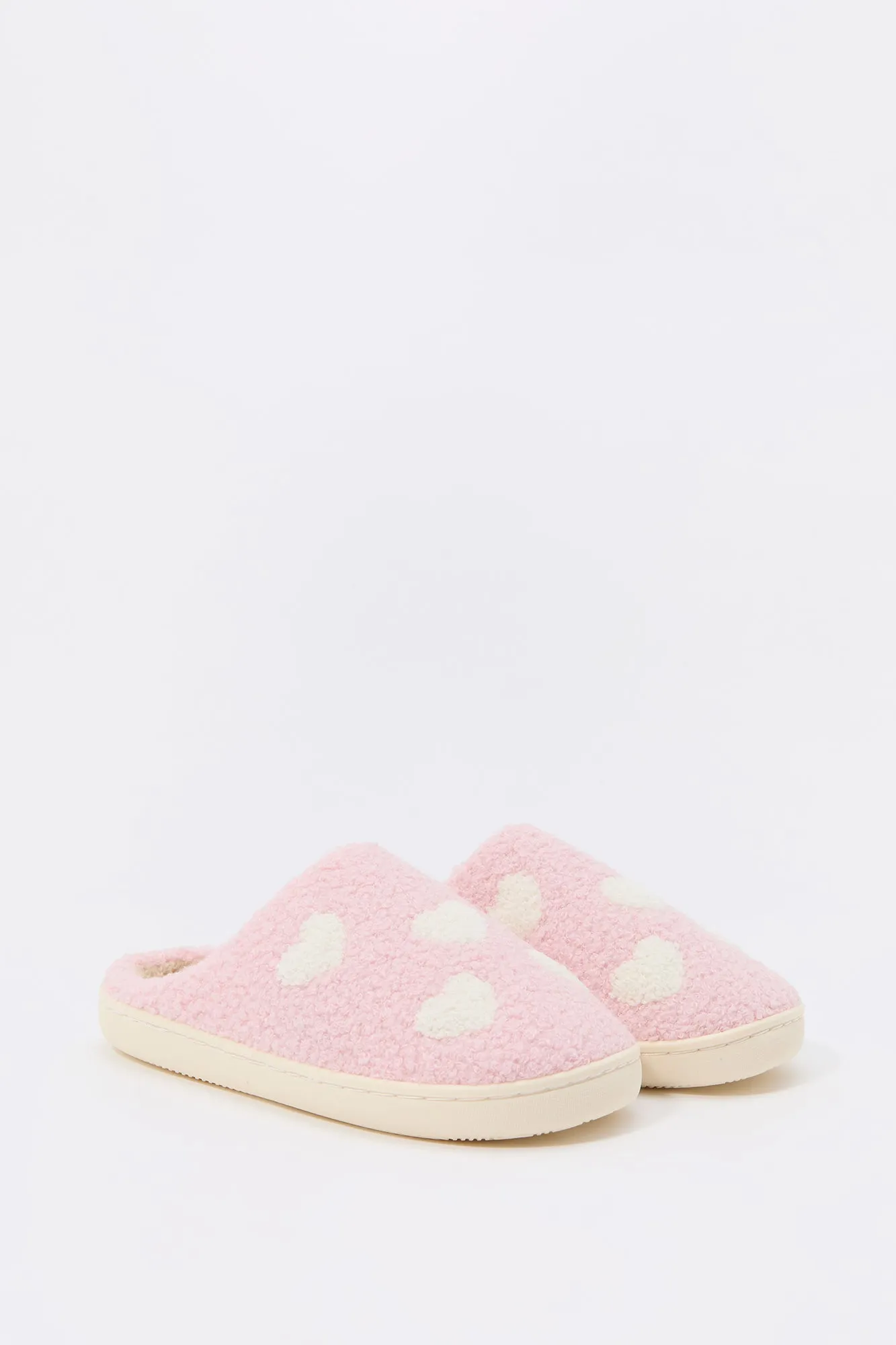 Heart Sherpa Slippers sold by Charlotte Russe product image thumbnail 5