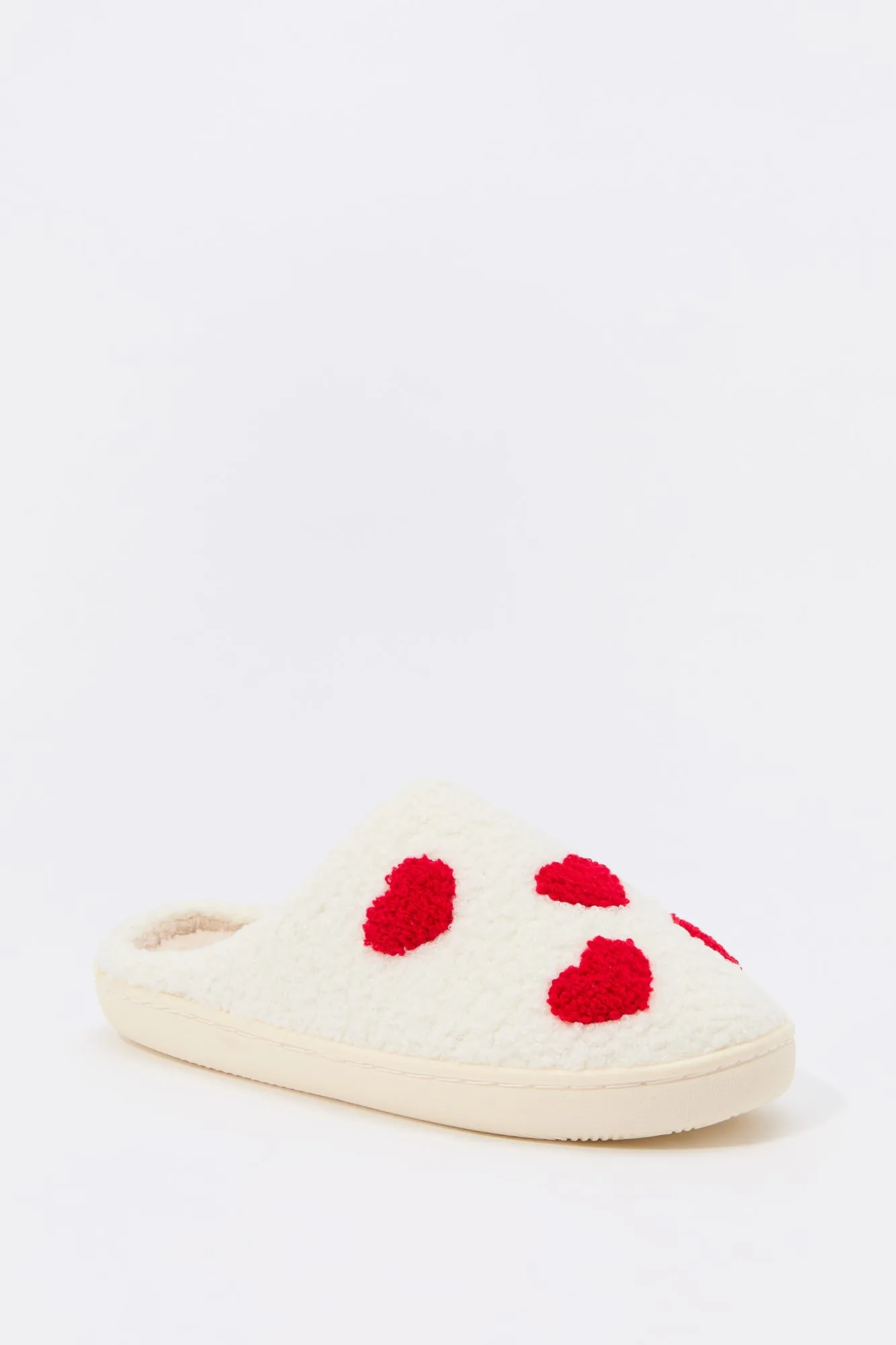 Heart Sherpa Slippers sold by Charlotte Russe product image thumbnail 3