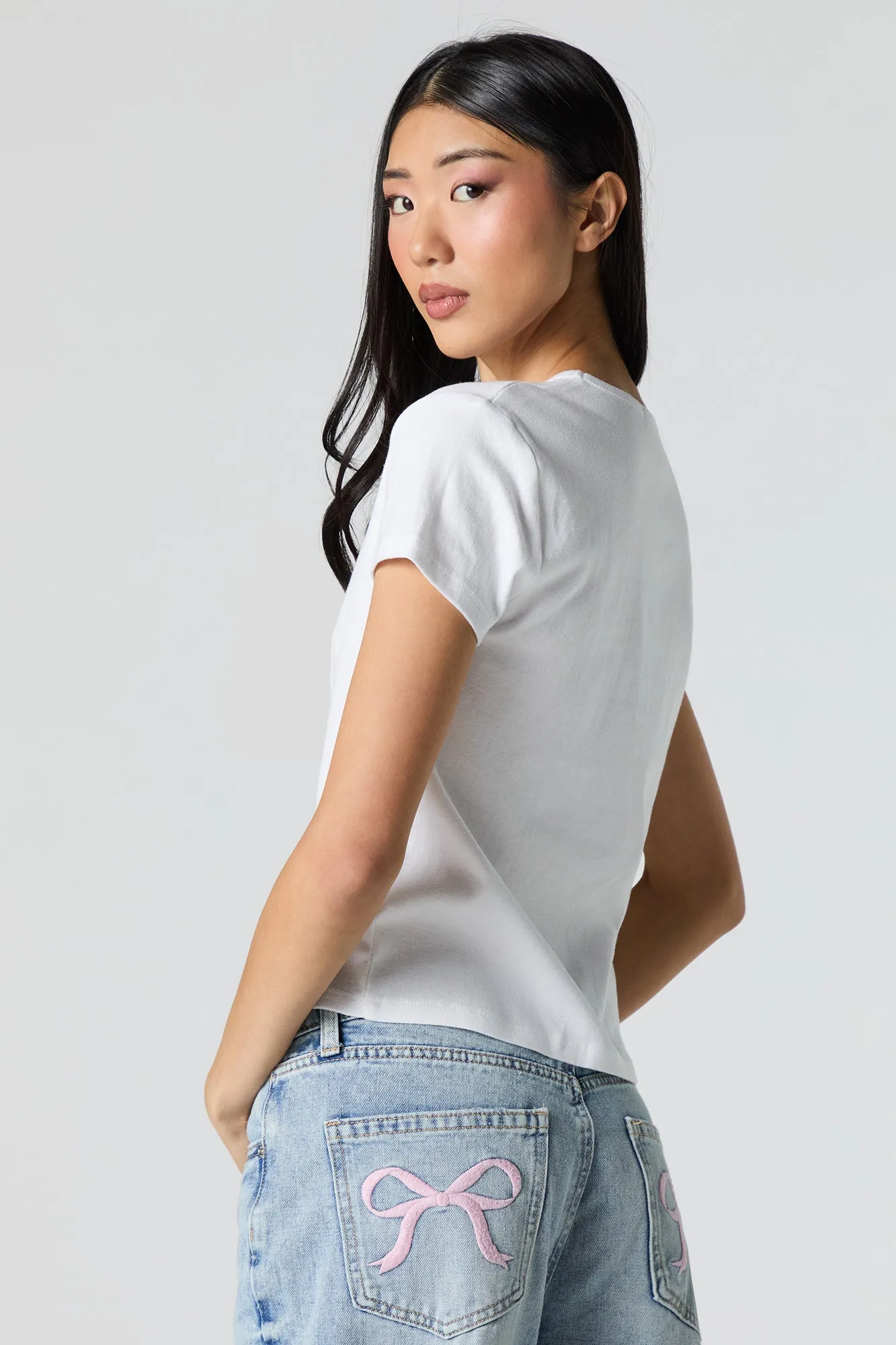 7 Pool Ball Graphic T-Shirt sold by Charlotte Russe product image thumbnail 2