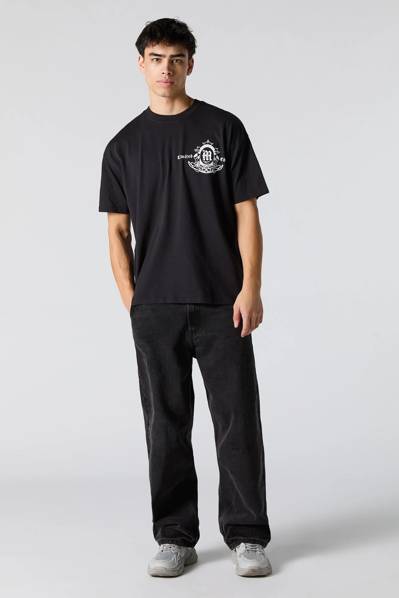 Limited Edition Graphic Relaxed T-Shirt sold by Charlotte Russe product image thumbnail 3