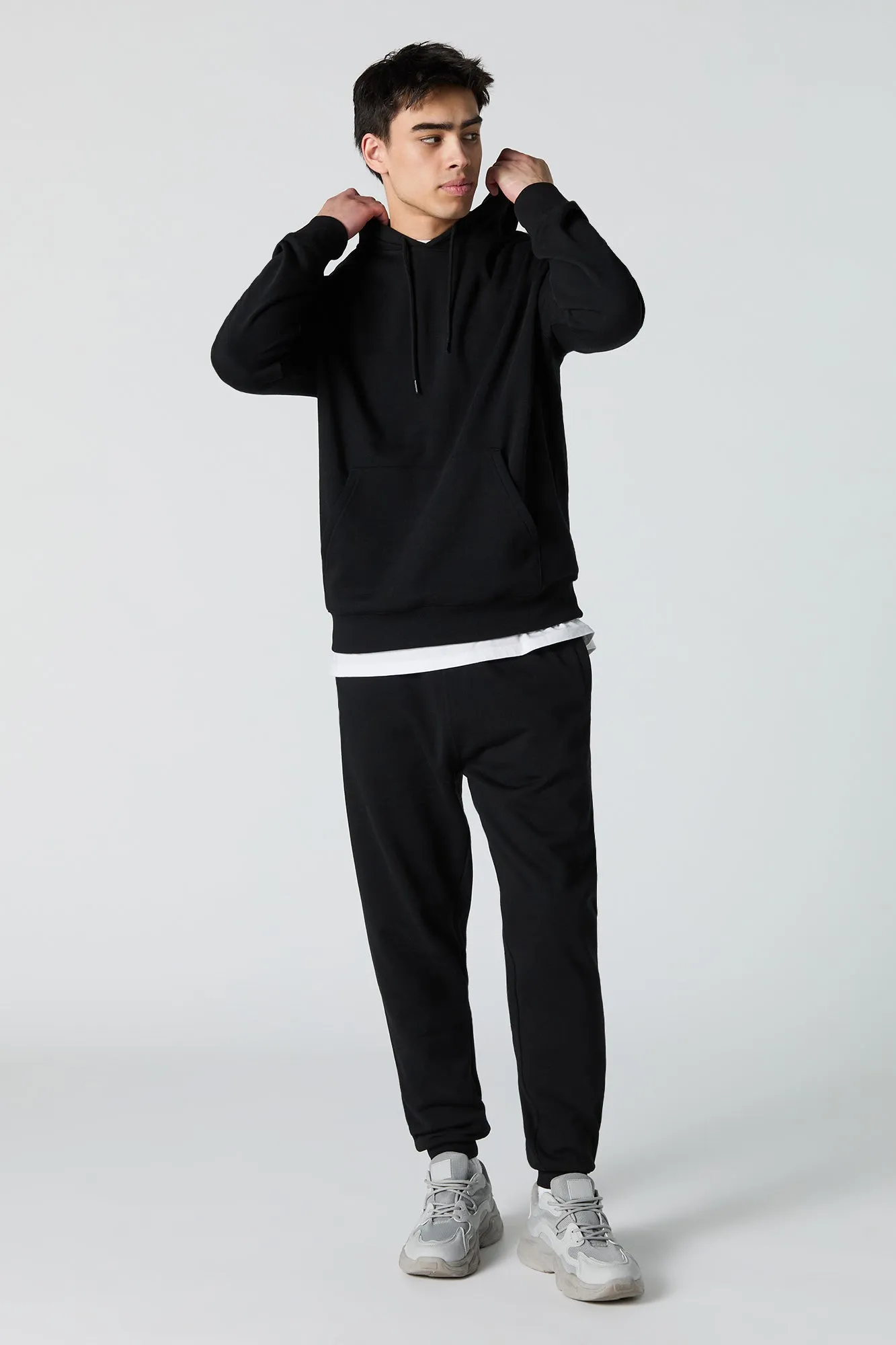 Everyday Fleece Hoodie sold by Charlotte Russe product image thumbnail 5