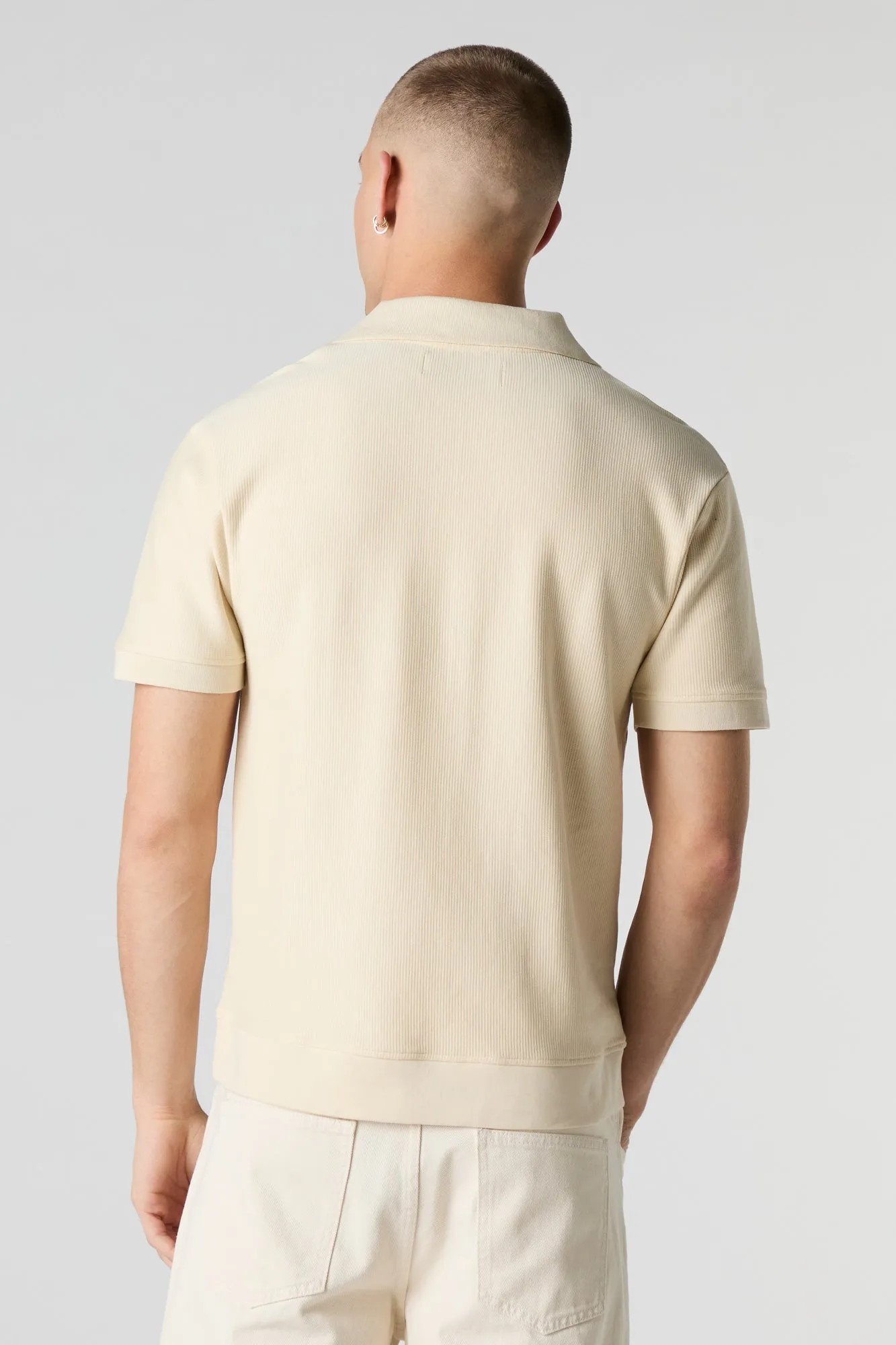 Ribbed Polo Top sold by Charlotte Russe product image thumbnail 2