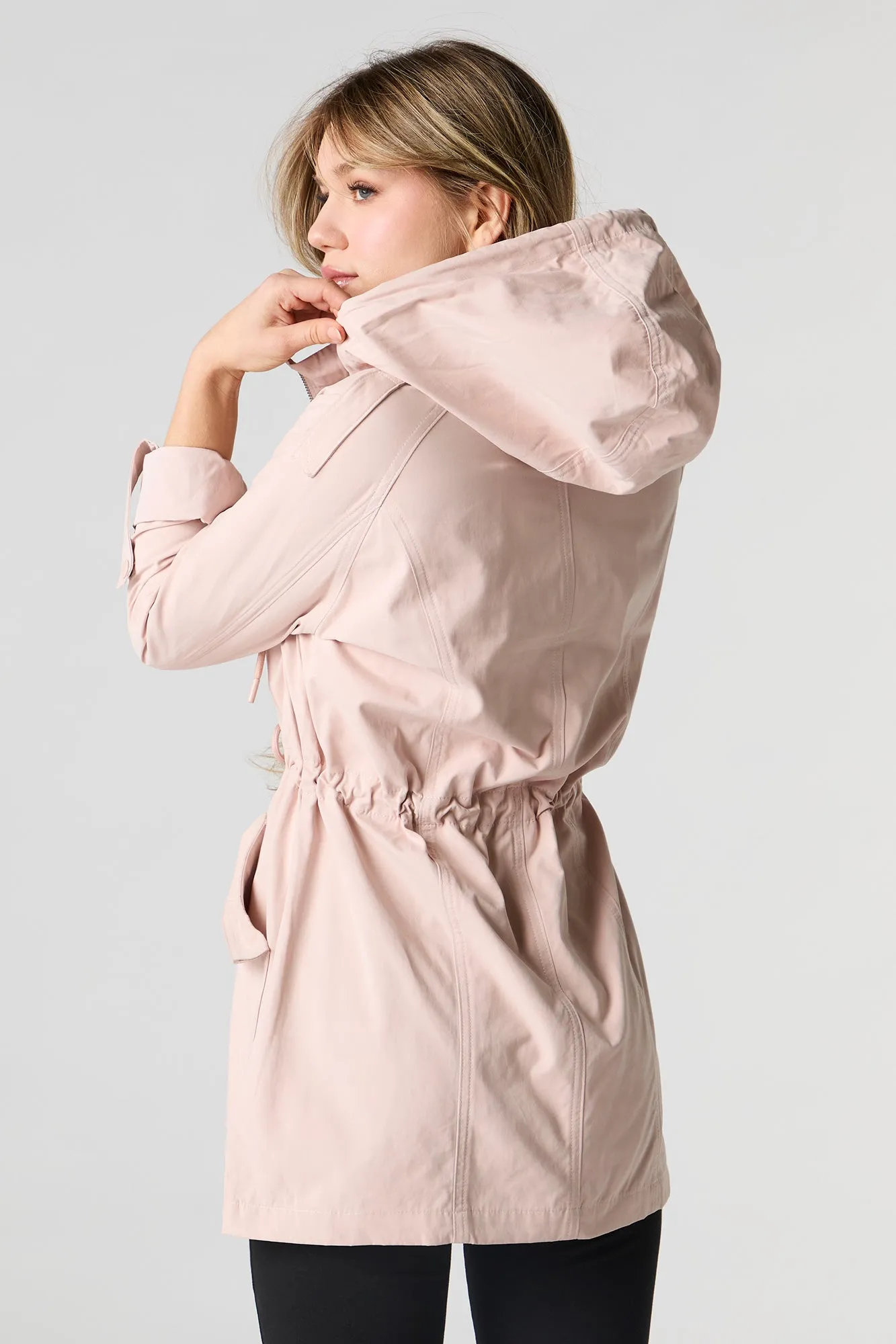 Lightweight Anorak Jacket sold by Charlotte Russe product image thumbnail 2