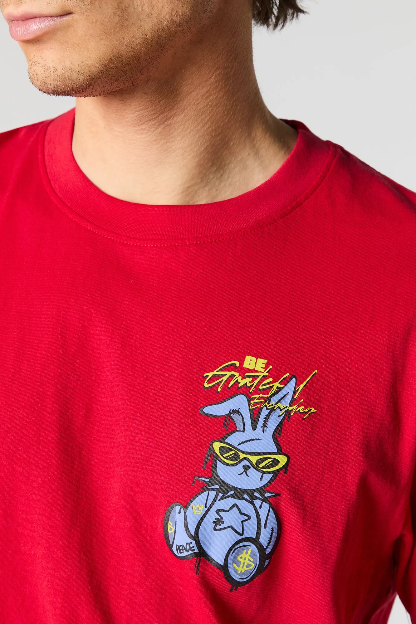 Be Grateful Everyday Graphic T-Shirt sold by Charlotte Russe product image thumbnail 4