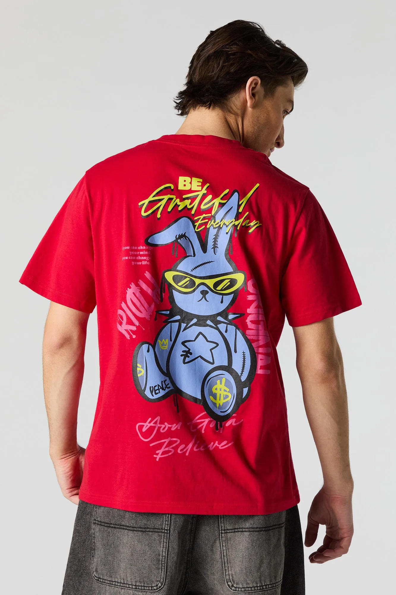 Be Grateful Everyday Graphic T-Shirt sold by Charlotte Russe