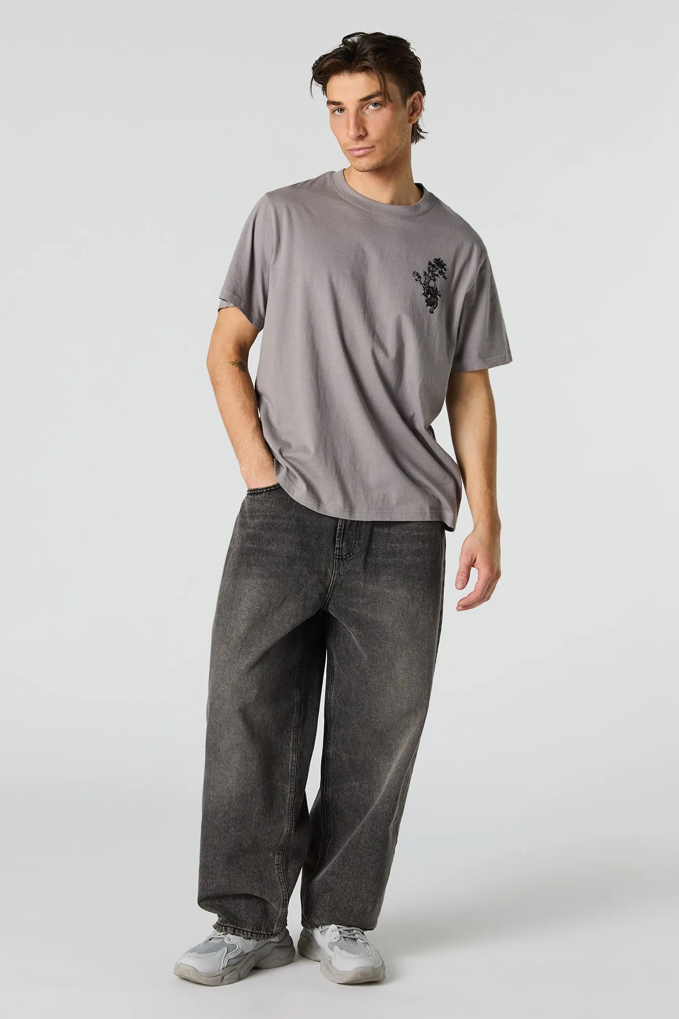 Courage Endures Graphic T-Shirt sold by Charlotte Russe product image thumbnail 3