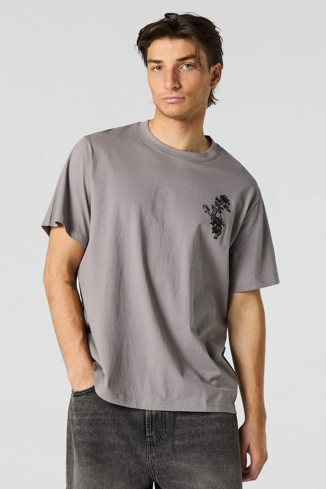 Courage Endures Graphic T-Shirt sold by Charlotte Russe product image thumbnail 2