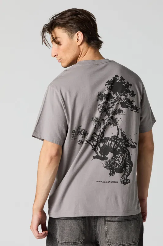 Courage Endures Graphic T-Shirt sold by Charlotte Russe