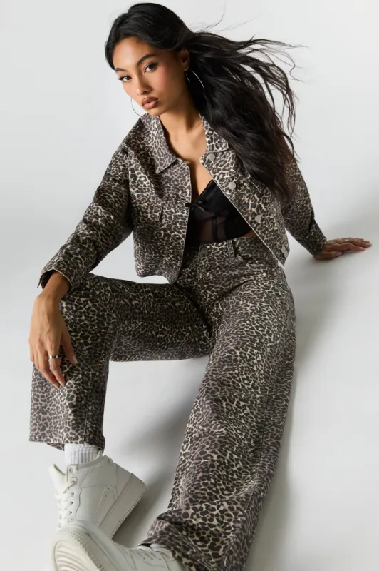 Printed Denim Baggy Jean sold by Charlotte Russe