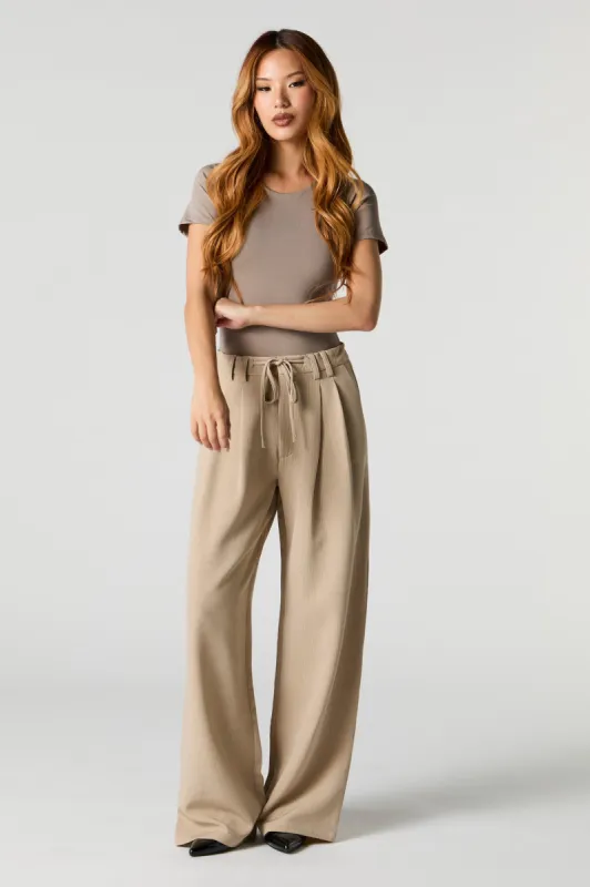 Baggy Drawstring Dress Pant sold by Charlotte Russe