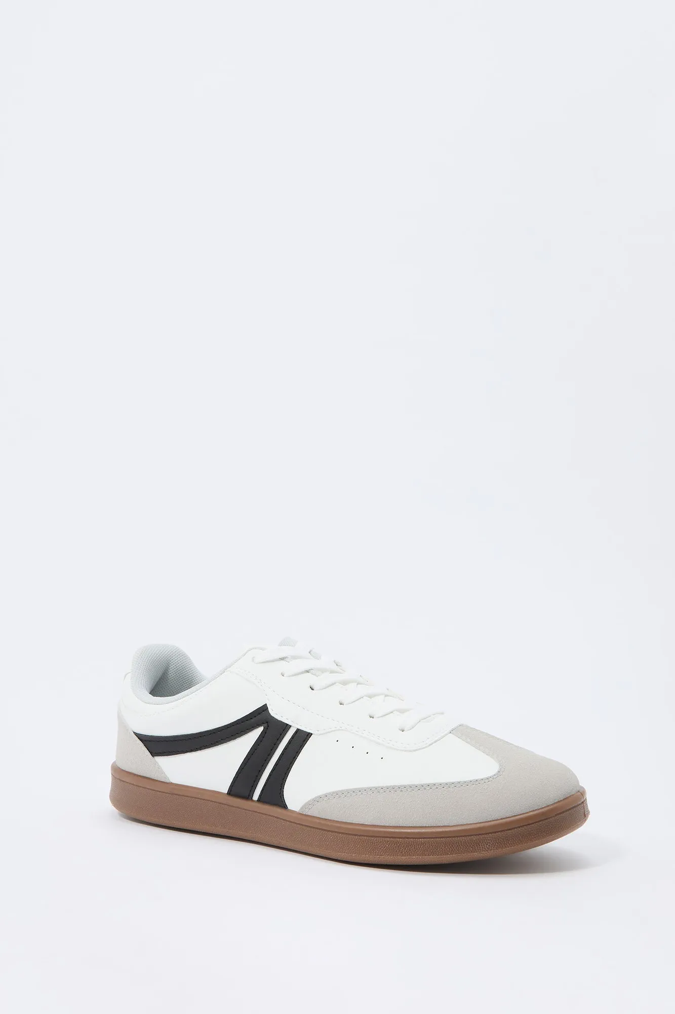 Faux Leather Low Top Retro Sneaker sold by Charlotte Russe product image thumbnail 3