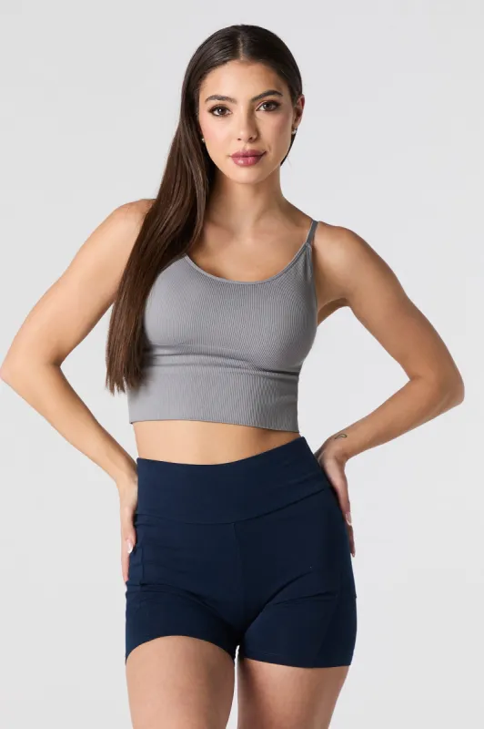 Pocketed Biker Short sold by Charlotte Russe