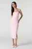 Mesh Ruched Midi Dress sold by Charlotte Russe