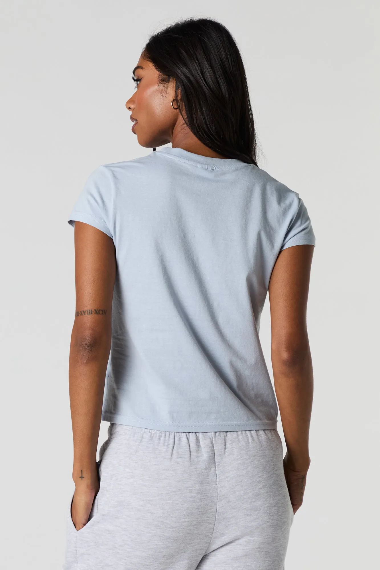 Dramatic Graphic T-Shirt sold by Charlotte Russe product image thumbnail 2