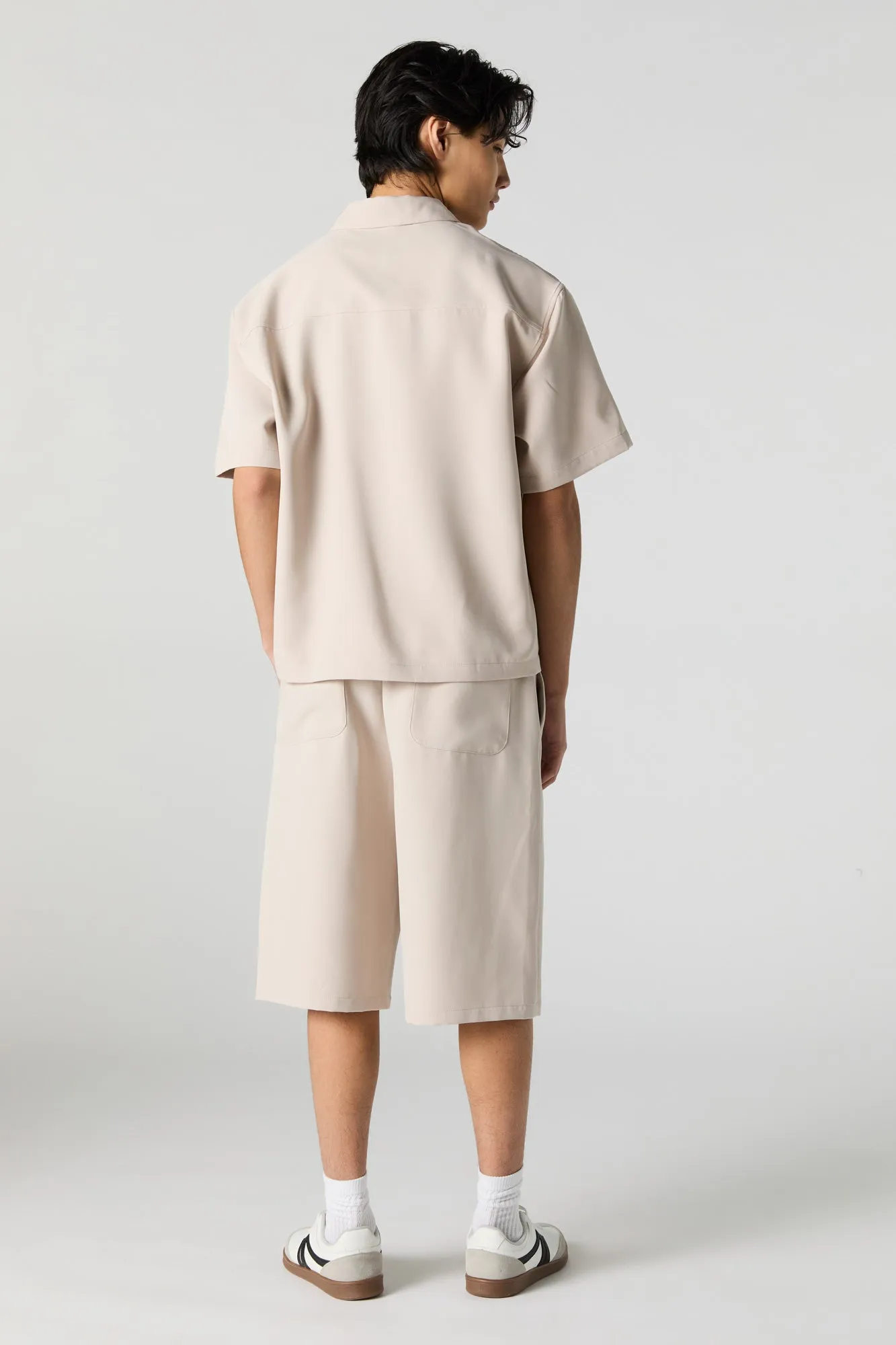 Longline Tailored Short sold by Charlotte Russe product image thumbnail 3