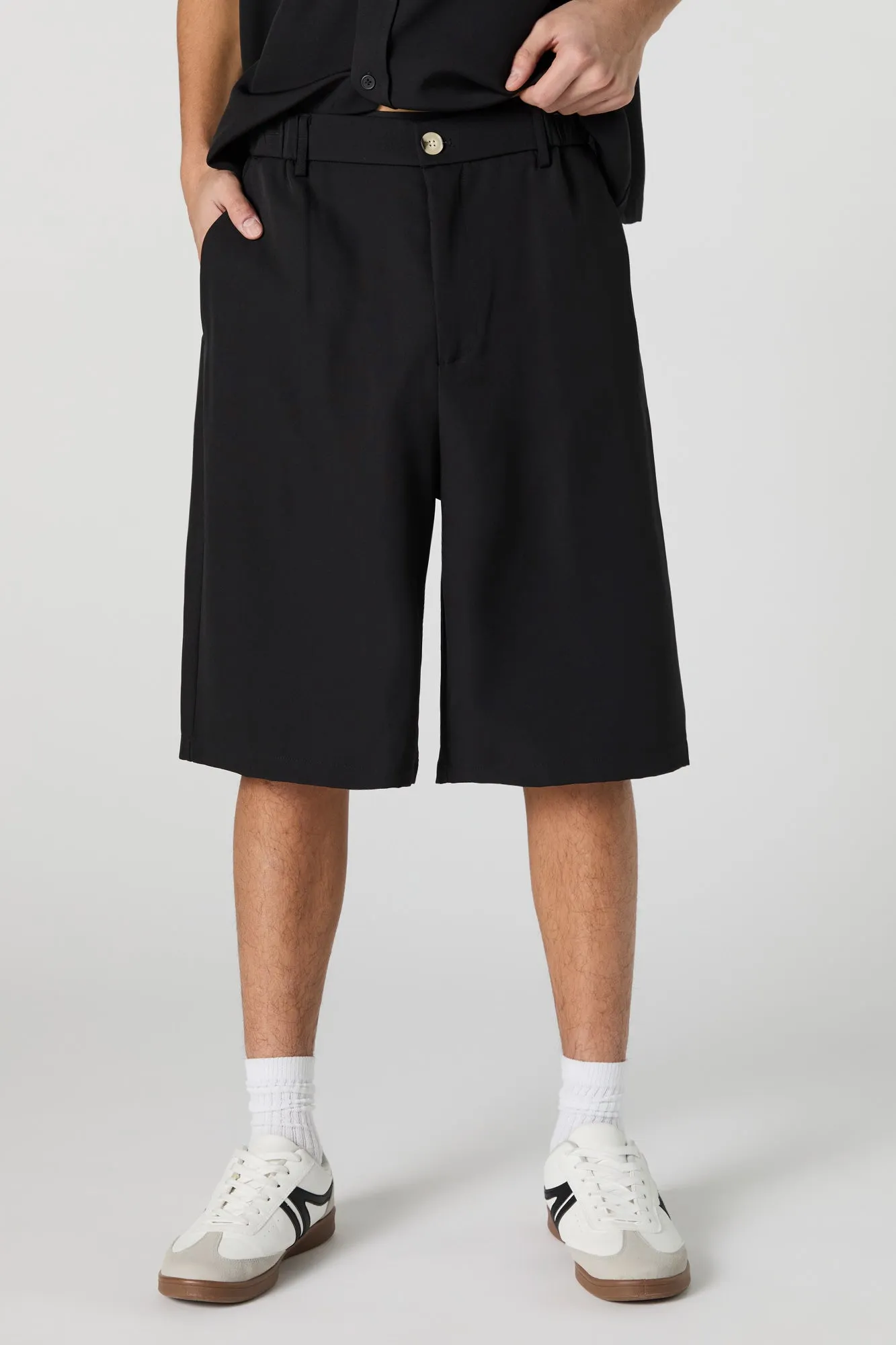 Longline Tailored Short sold by Charlotte Russe product image thumbnail 5