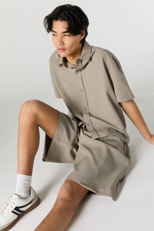 Pleated Tailored Short sold by Charlotte Russe